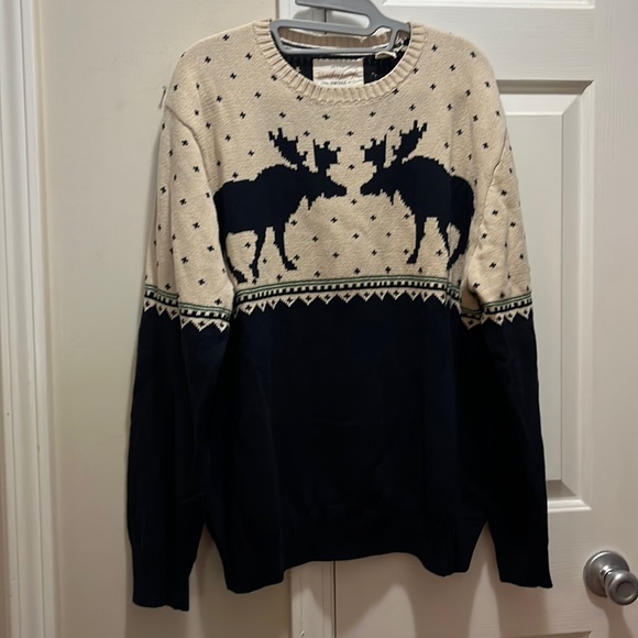 Weatherproof Other - Weatherproof popover Sweater very GUC excellent MOOSE fair isle